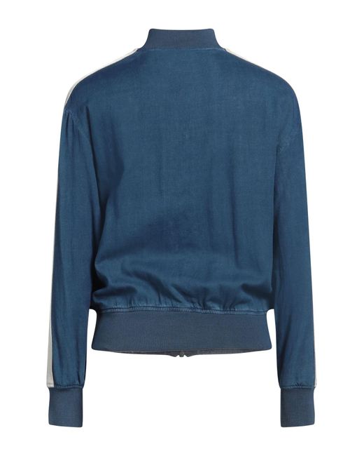 Palm Angels Blue Jacke & Anorak