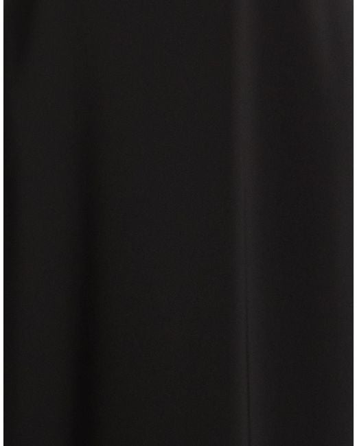 Soallure Black Midi Dress Polyester, Elastane