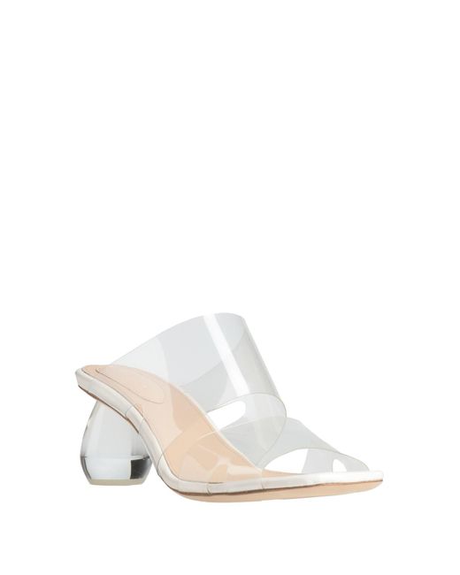 Simone Rocha White Sandals Textile Fibers