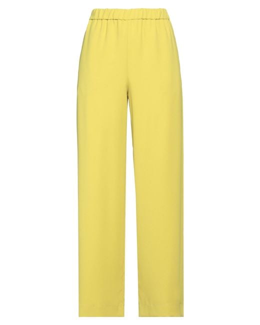 RUE DU BAC Yellow Pants Polyester