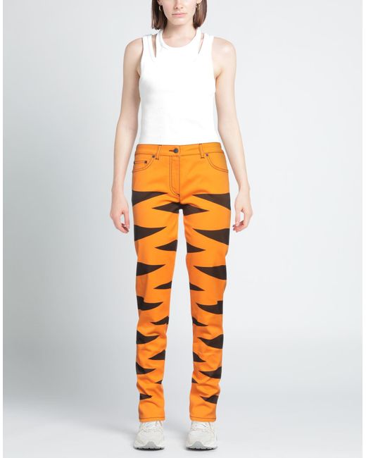 Moschino Orange Pants