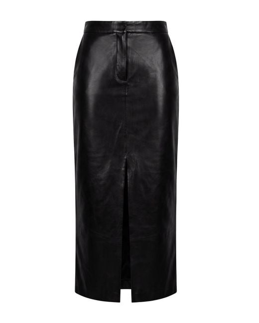 SIMONA CORSELLINI Black Midi Skirt