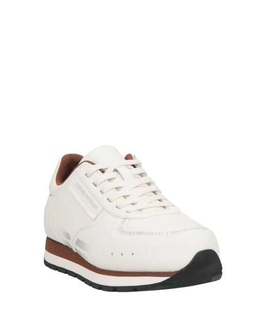 Emporio Armani White Trainers