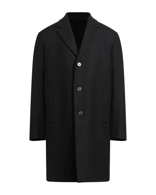 Abrigo Theory de hombre de color Black