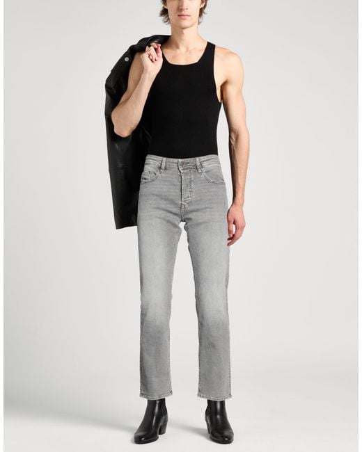 DIESEL Gray Jeans for men