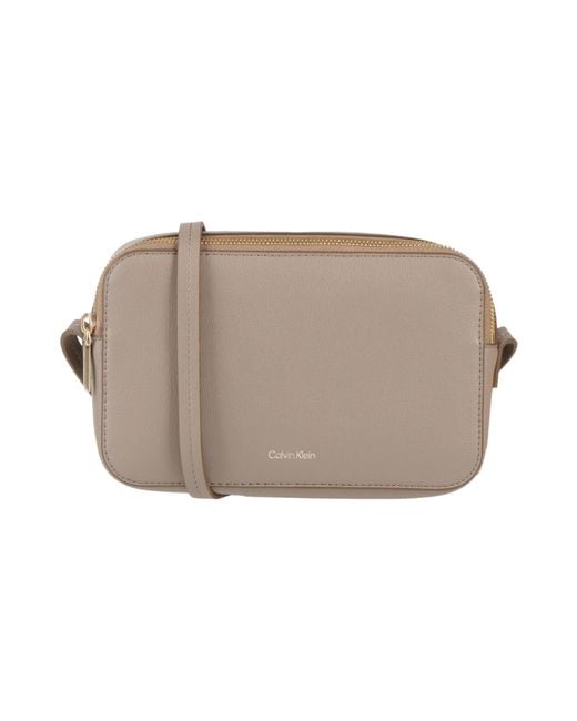 Calvin Klein Gray Cross-Body Bag