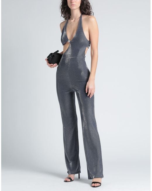 ROTATE BIRGER CHRISTENSEN Blue Jumpsuit