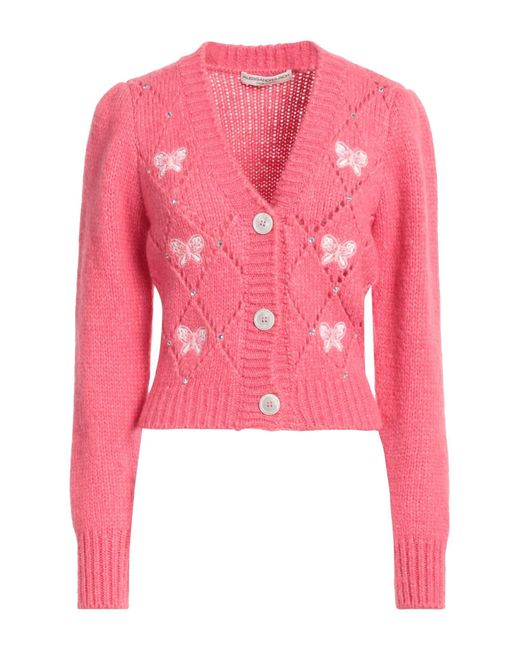 Alessandra Rich Pink Cardigan