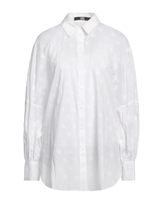 Camisa Karl Lagerfeld de color White