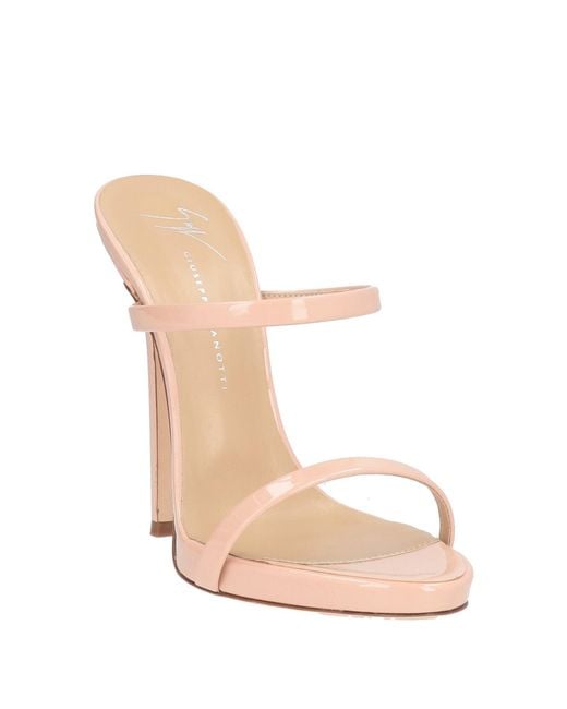 Giuseppe Zanotti Pink Light Sandals Textile Fibers