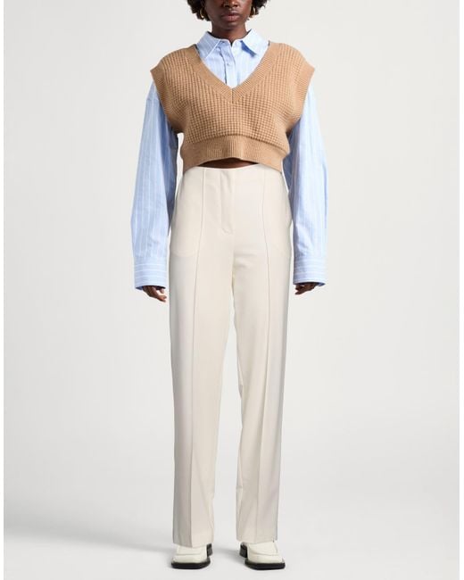Semicouture White Trouser