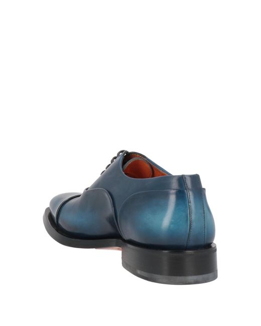 Zapatos de cordones Santoni de hombre de color Blue