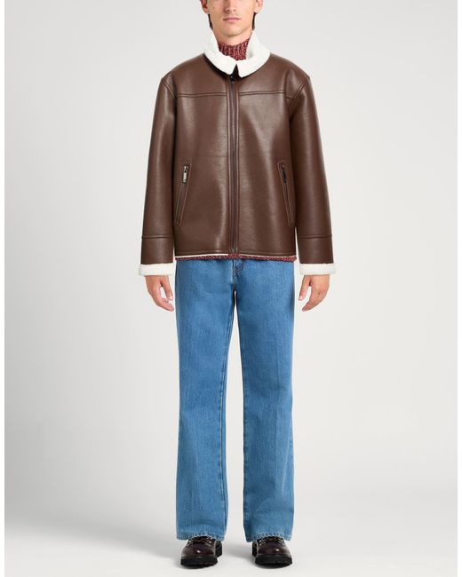 Richmond X Brown Shearling & Teddy for men