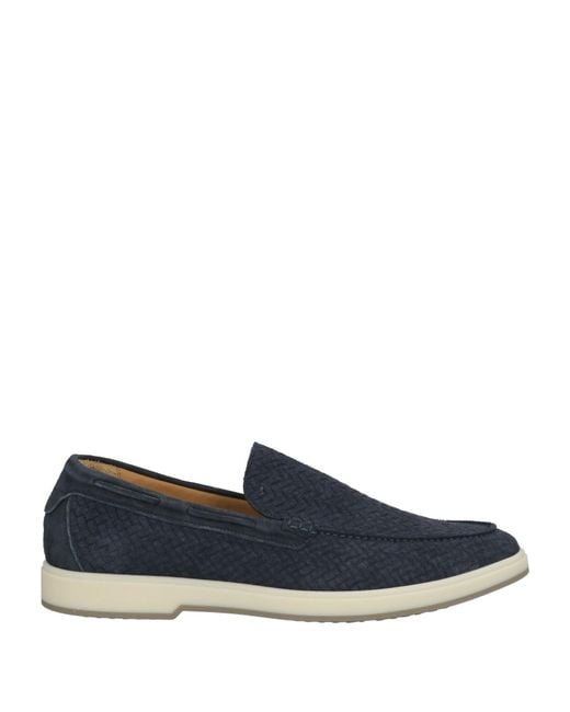 Andrea Ventura Firenze Blue Loafers for men