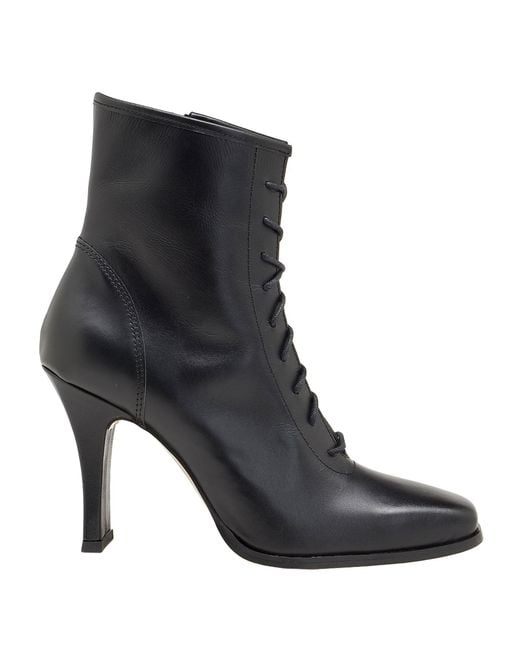 8 by YOOX Black Ankle Boots