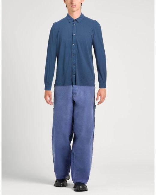 Alpha Studio Blue Shirt for men