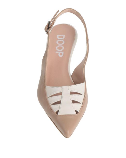 Doop Natural Blush Pumps Leather