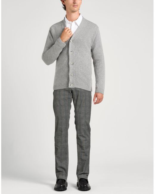 Jacob Cohen Gray Pants Cotton, Elastane for men