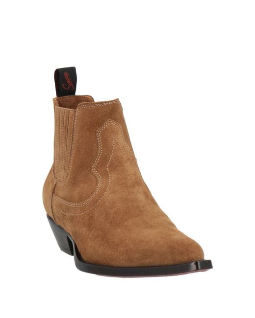Sonora Boots Brown Ankle Boots Leather for men