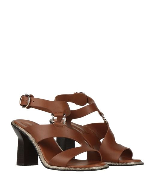 Ferragamo Brown Sandale