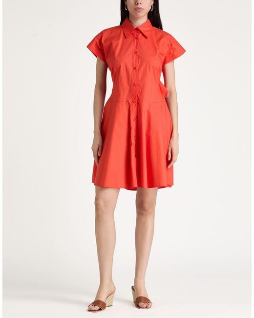 19.70 Nineteen Seventy Red Midi Dress