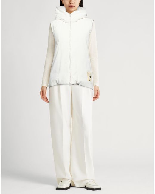 Chompa Sin Mangas Jil Sander de color White