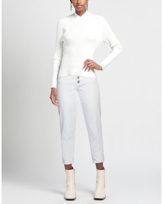 Dondup White Jeans