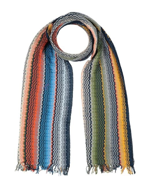 Missoni Blue Scarves for men