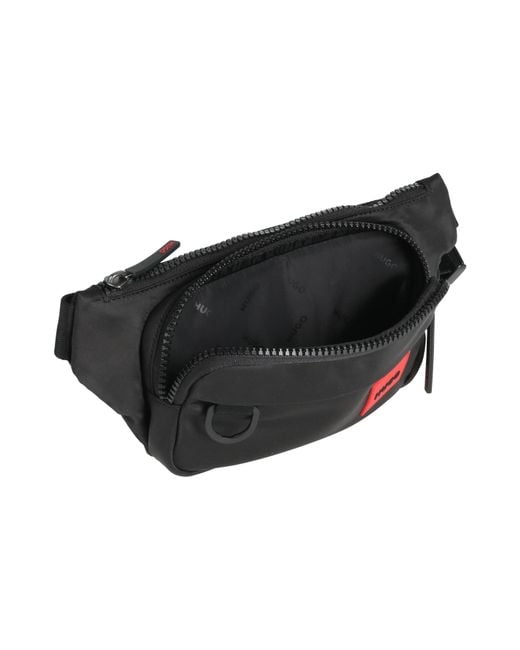 HUGO Black Belt Bag for men