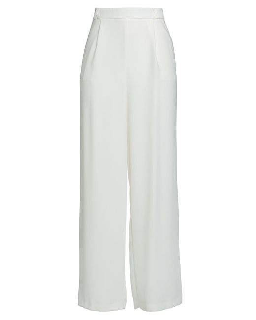 Soallure White Trouser