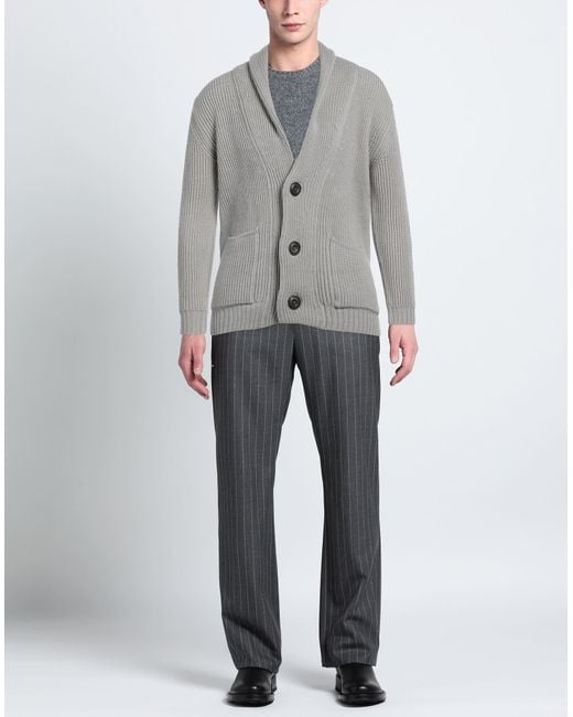 FILIPPO DE LAURENTIIS Strickjacke in Gray für Herren