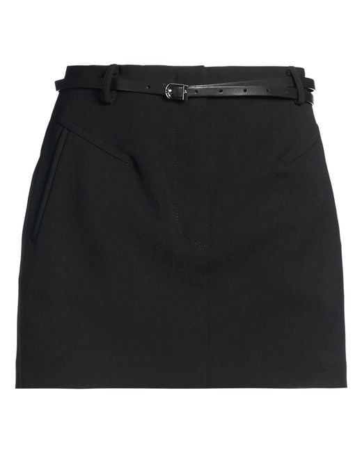 Patrizia Pepe Black Mini Skirts