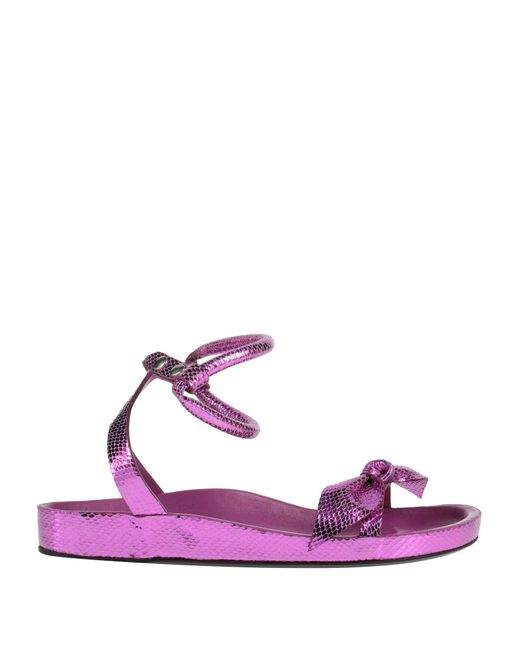 Isabel Marant Purple Sandals