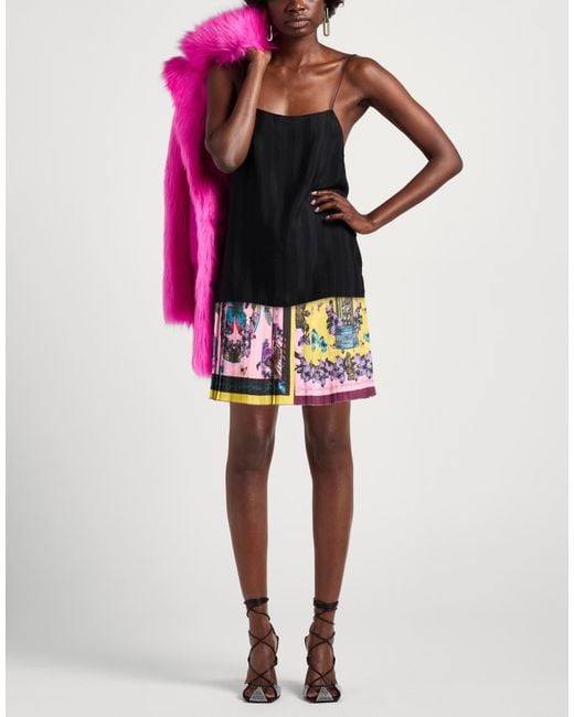 Versace Jeans Couture Red Mini Skirt Polyester