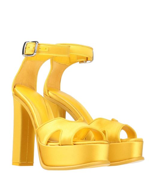 McQueen Yellow Sandals