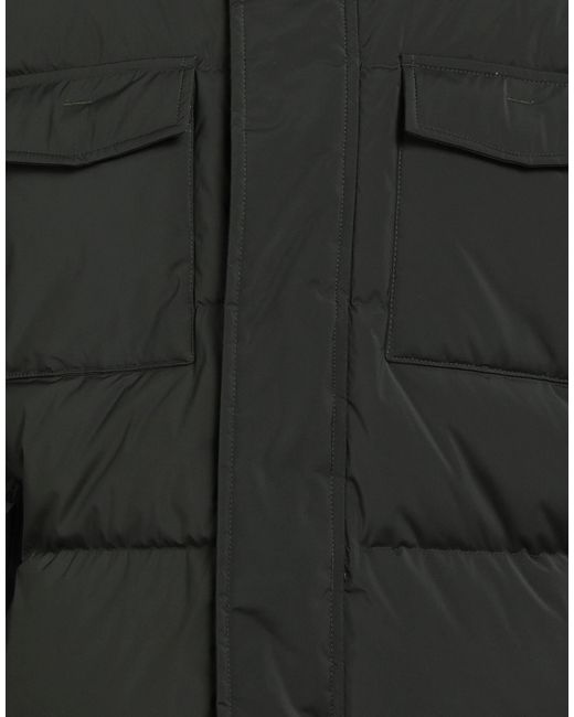 Dekker Black Puffer Polyester, Elastane for men