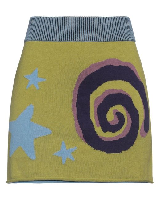 Brain Dead Green Mini Skirt