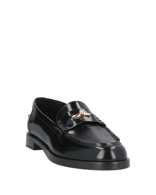 Emporio Armani Black Loafers Calfskin