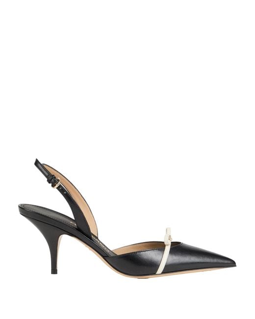 Ferragamo Metallic Pumps Leather