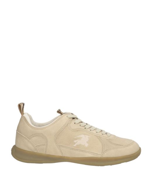 Burberry Natural Sand Sneakers Leather for men