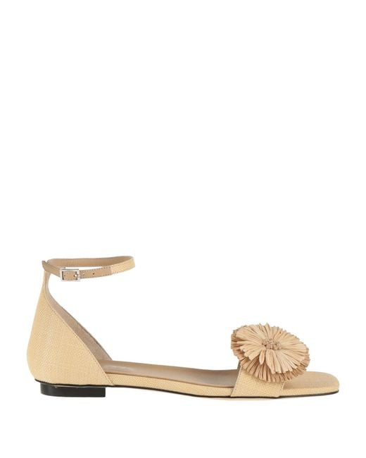 Serena Uziyel Natural Sandals Textile Fibers