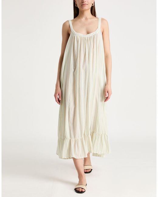 Laurence Bras White Midi Dress