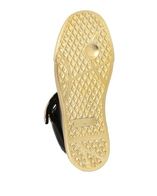 Giuseppe Zanotti Black Sneakers Leather, Textile Fibers