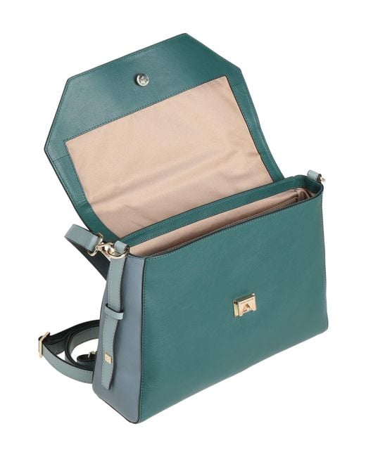 Piquadro Green Cross-Body Bag Cow Leather