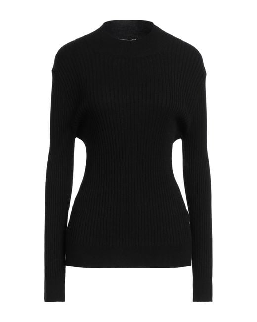 PT Torino Black Sweater Viscose, Polyester