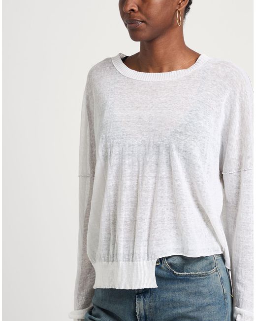 Isabel Benenato White Pullover