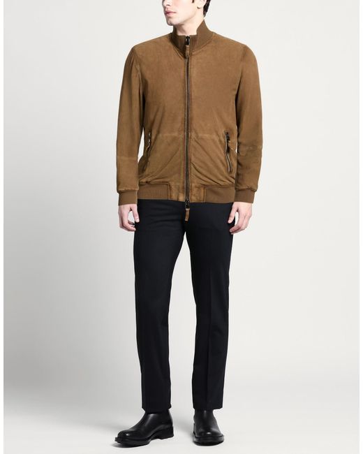 Bully Brown Jacket Leather for men