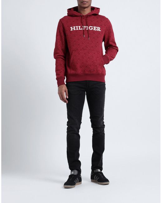 Tommy Hilfiger Red Sweatshirt for men