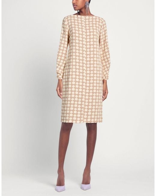 Nenette Natural Midi Dress