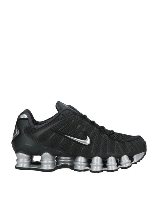Nike Black Sneakers Textile Fibers